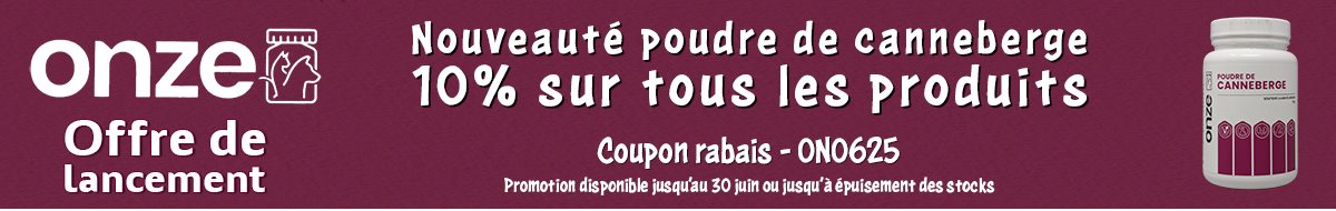 Rabais sur tous les produits ONZE